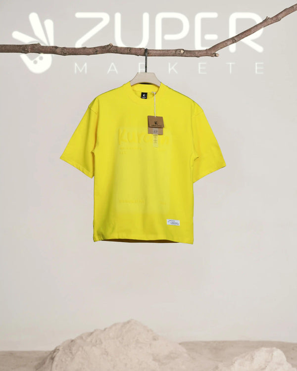 Sunshine Yellow Minimal Graphic T-Shirt
