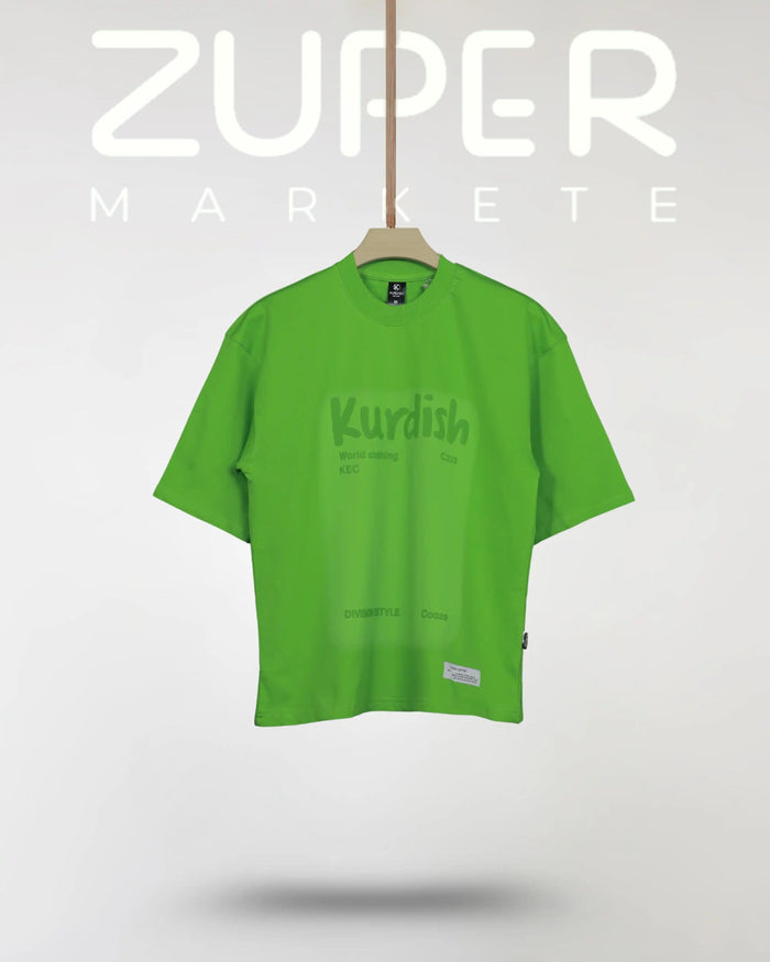 Green Kurdish Graphic T-Shirt