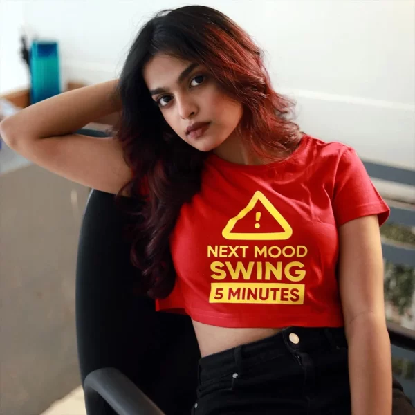 Mood swing crop top